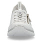 Rieker L32f1 WHITE/SILVER Slip On Trainer Style Shoe L32F1-80