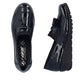 Rieker L5363 NAVY Navy Patent Wedge Heel Shoe L5353-14