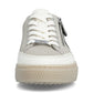 Rieker Cupsole Trainer With Lace And Zip L5903-40 OFF WHITE