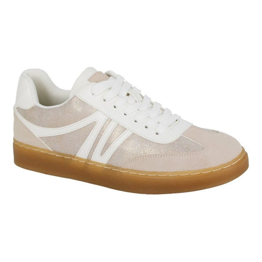 Cipriata L630 BEIGE Retro Style Trainer L630BG