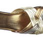 Boulevard Bronze MULTI Low Wedge Mule Sandal L9558 BG