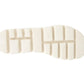 Cipriata L282 WHITE Twin Buckle Wedge Sandal