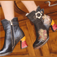 Laura Vita Eleao 02 NOIR Buckle Trim Zip Leather Ankle Boot ELEAO 02