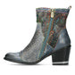 Laura Vita Igcreo 02 JEANS Leather Cuban Heel Ankle Boot