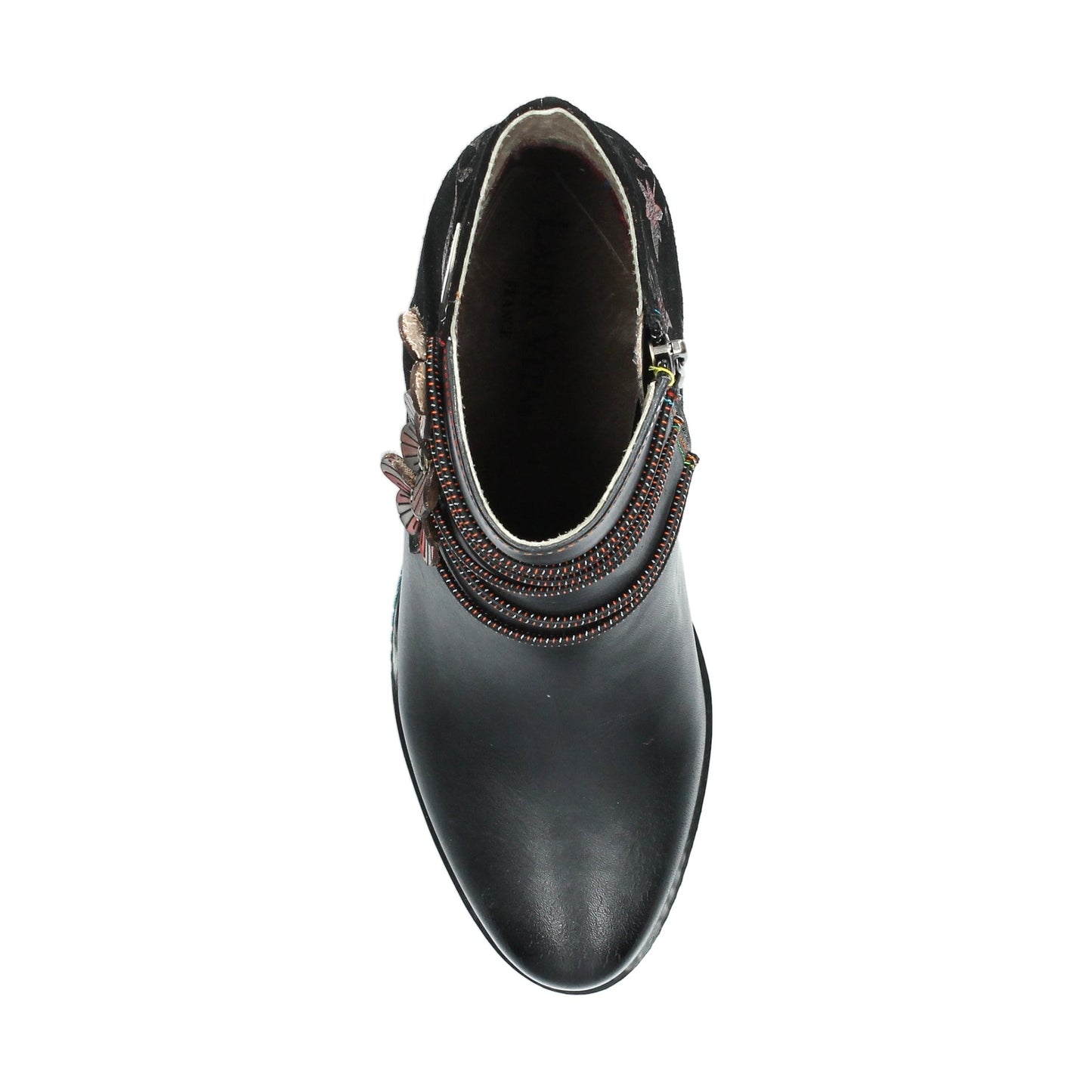 Laura Vita Maevao 0123 NOIR Leather Black Heel Ankle Boot