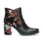 Laura Vita Maevao 0123 NOIR Leather Black Heel Ankle Boot