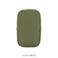 Moda Express Leather Phone Pouch Crossbody Bag OLIVE 15003