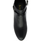 Lotus Adelaide BLACK Block Heel Dress Ankle Boot