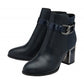Lotus Adelaide NAVY Block Heel Dress Boot