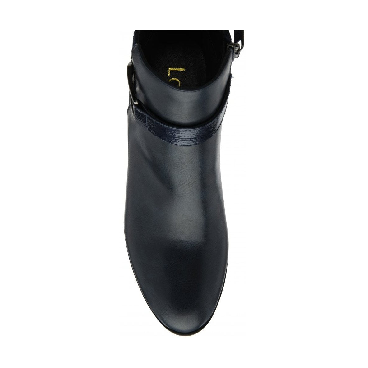 Lotus Adelaide NAVY Block Heel Dress Boot