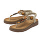 Lotus Alcina NATURAL Beaded Toe Post Sandal ULP318