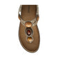 Lotus Alcina NATURAL Beaded Toe Post Sandal ULP318