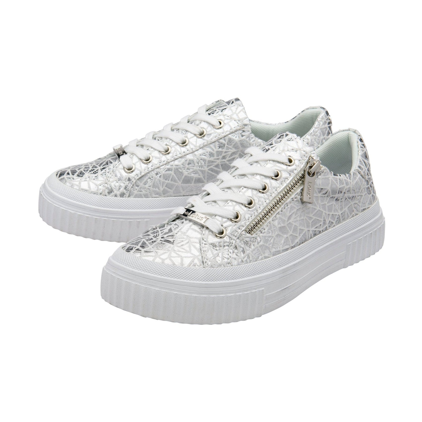 Lotus Alexa SILVER Trainer with Zip ULS645