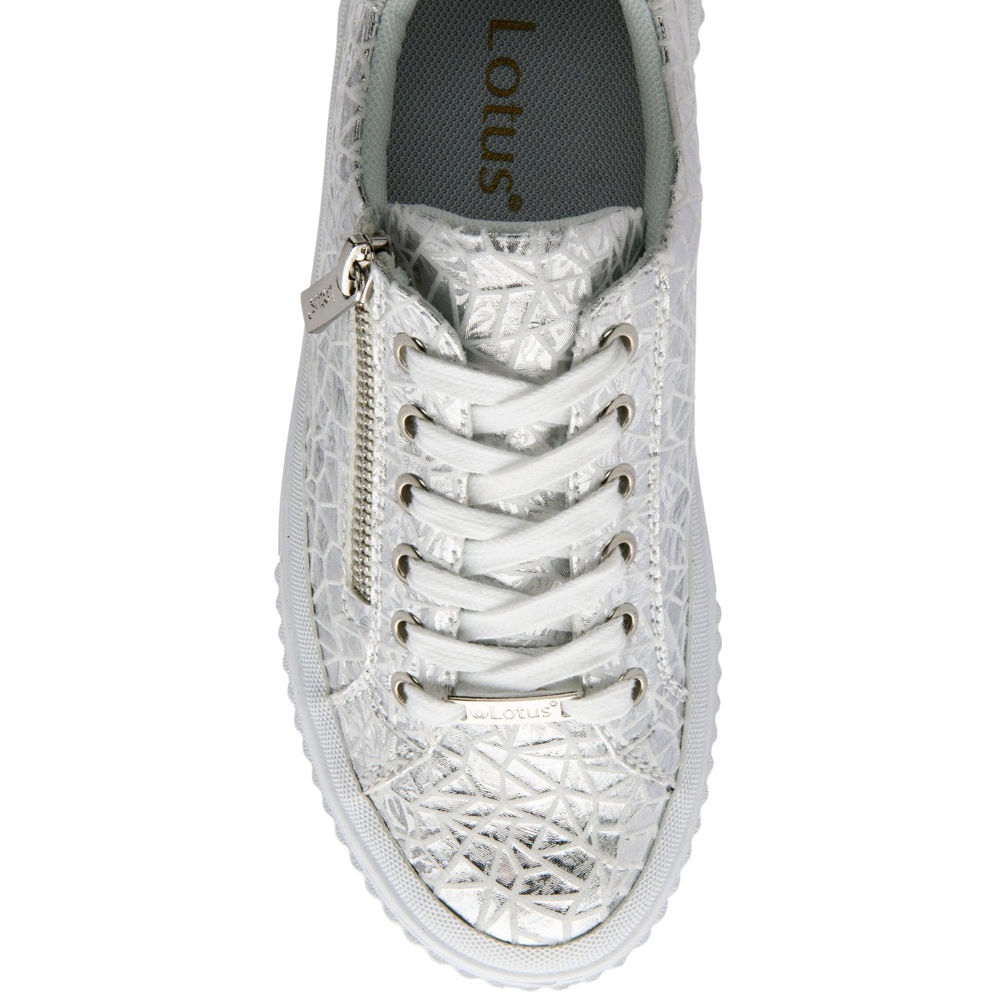 Lotus Alexa SILVER Trainer with Zip ULS645