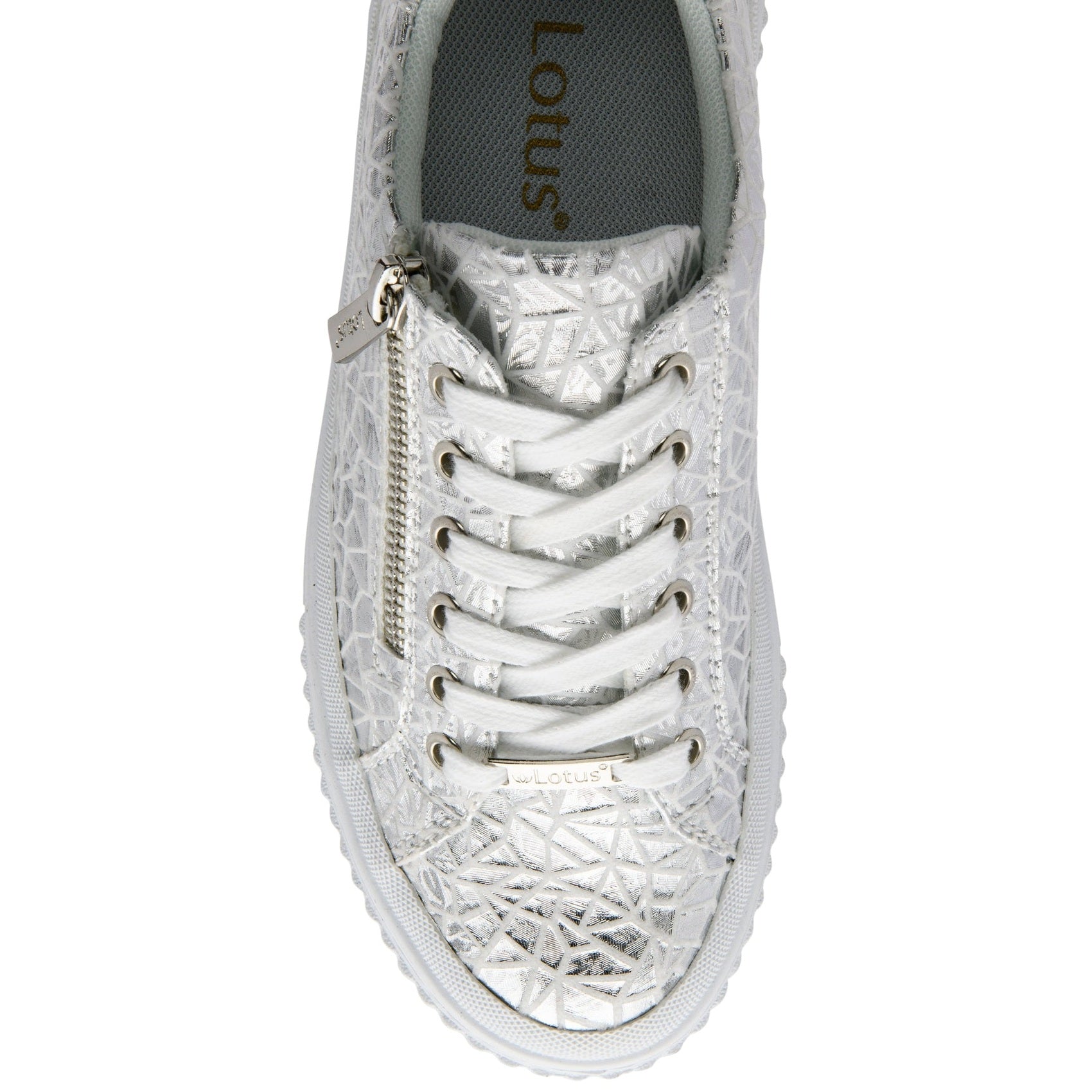 Lotus Alexa SILVER Trainer with Zip ULS645