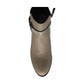 Lotus Amarin TAUPE Block Heel Zip Ankle Boot ULB454