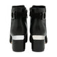 Lotus Andrea Black Mid Heel Ankle Boot.