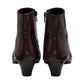 Lotus Ankle Boot Tara PURPLE leather with Zip ULB169