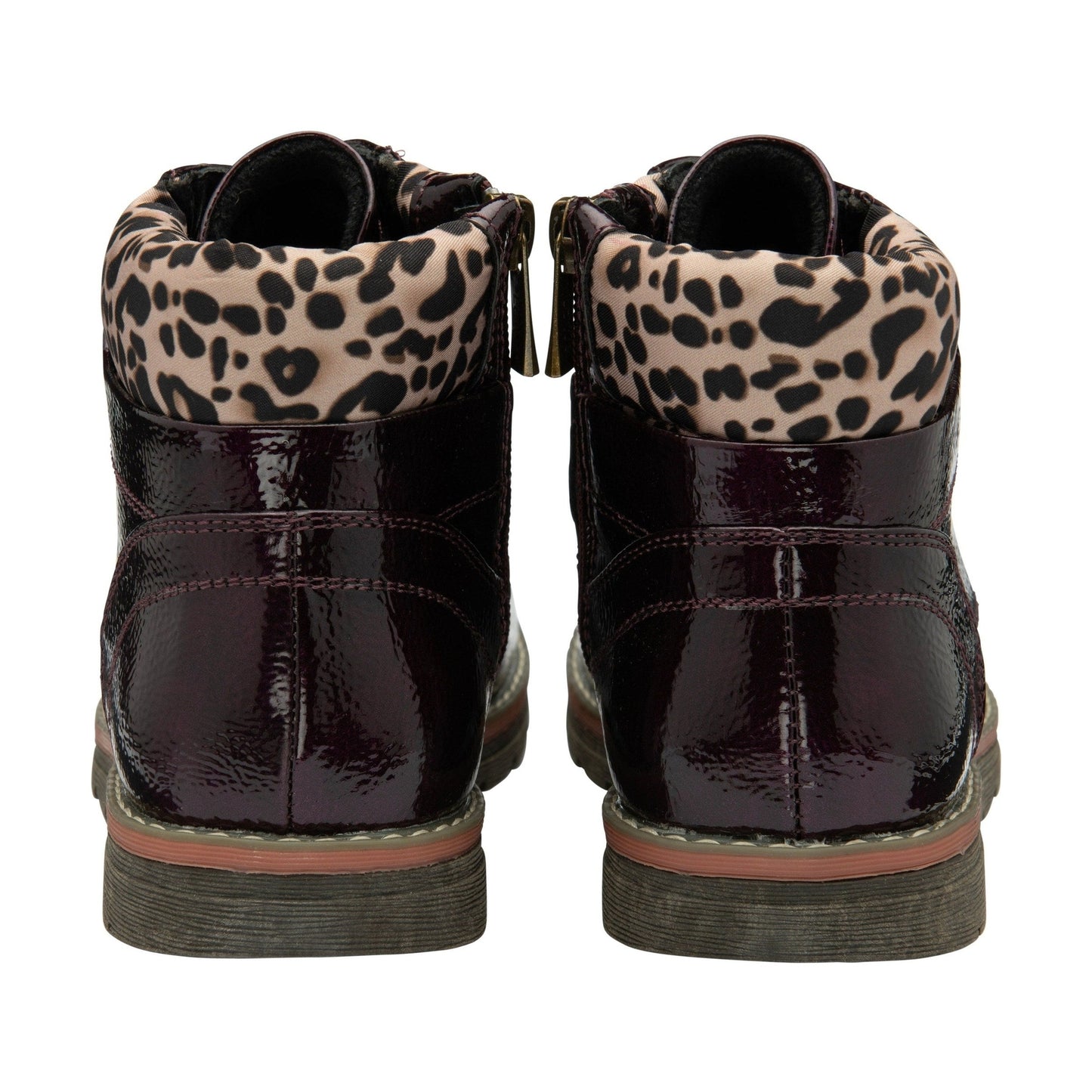 Lotus Ankle Boot with Lace and Zip Lexis PURPLE ULB333