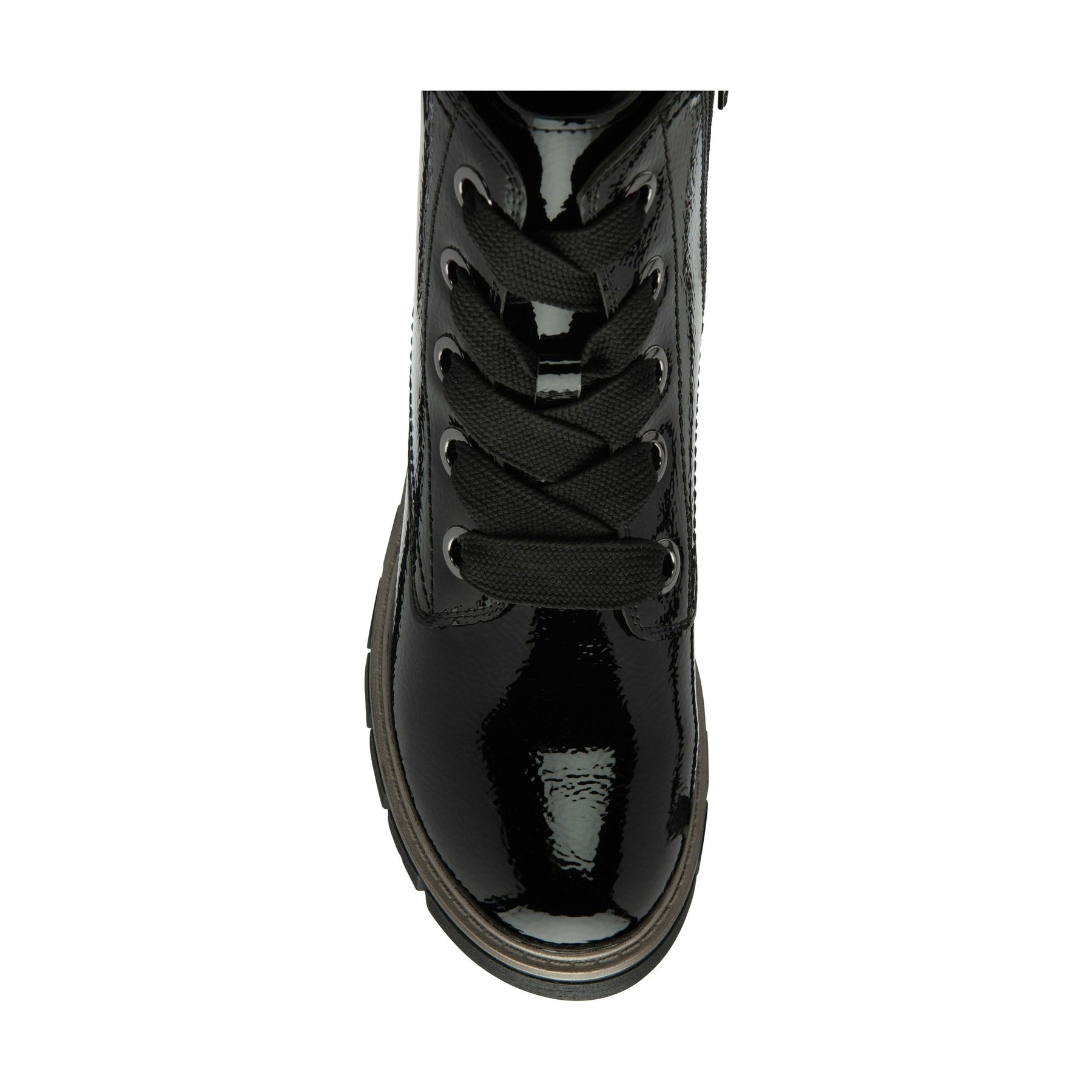 Lotus Ankle Boot with lace and Zip fastening Jojo BLACK ULB350
