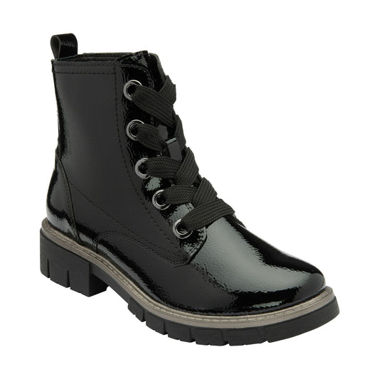 Lotus Ankle Boot with lace and Zip fastening Jojo BLACK ULB350