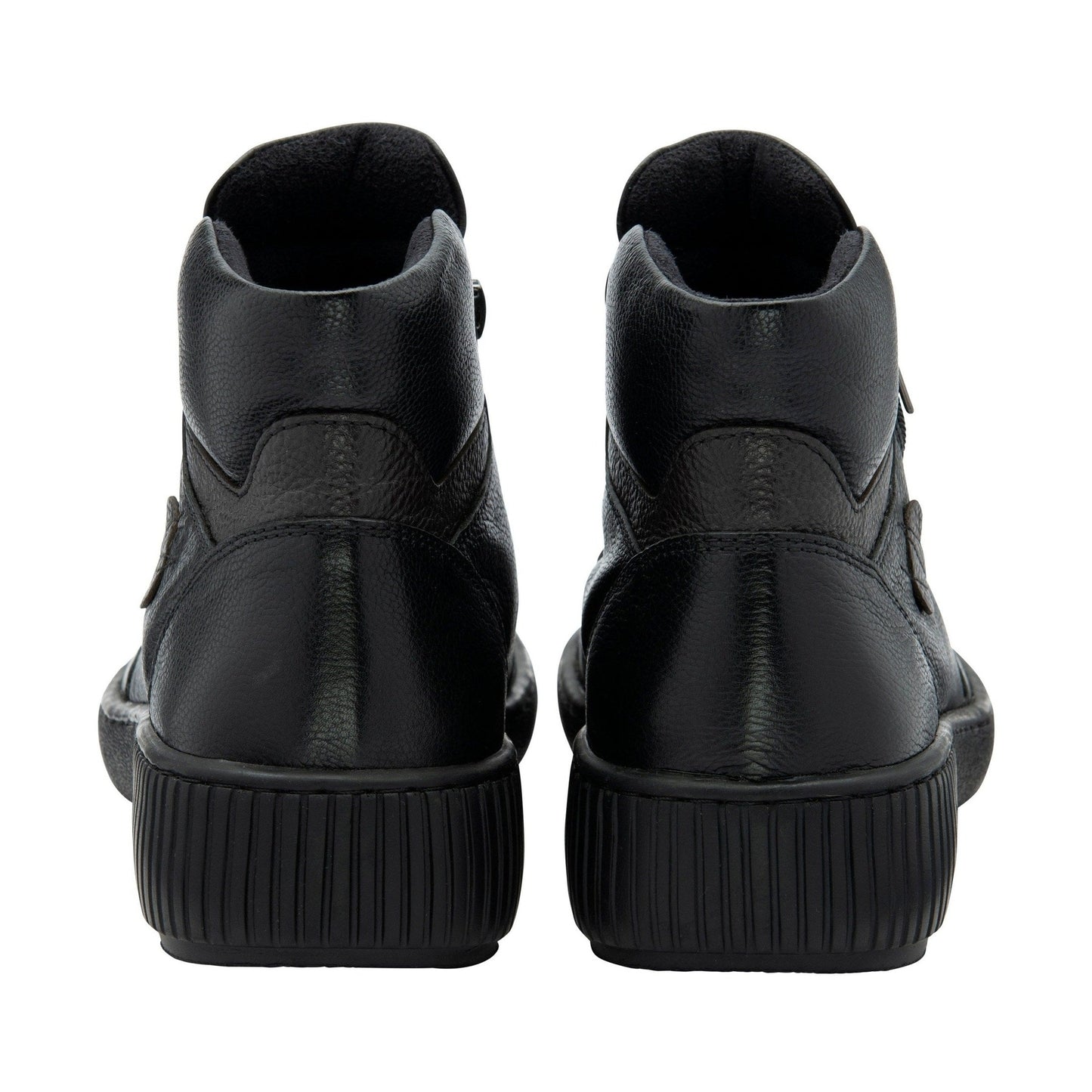 Lotus Atlanta BLACK Soft Leather Twin Zip Ankle Boot ULB405