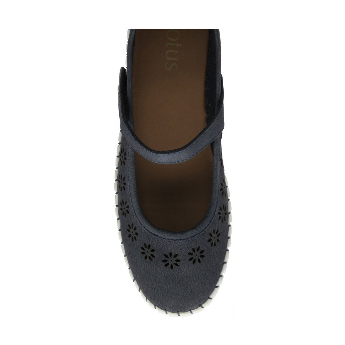 Lotus Aurelia NAVY Ballerina Bar Shoe ULS566