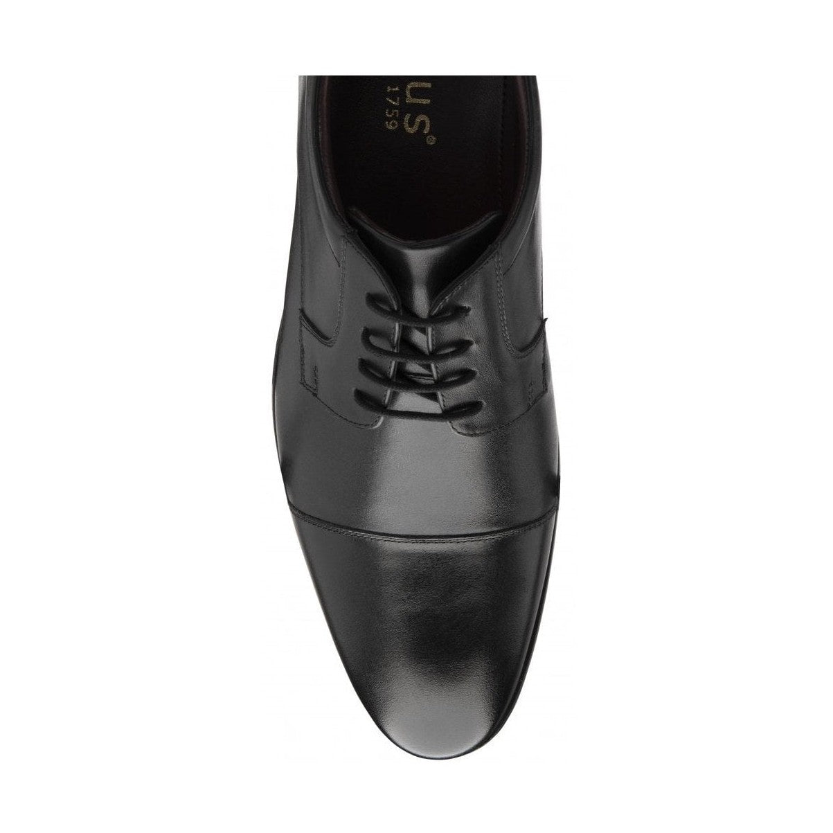 Lotus Banwell BLACK Leather Toe Cap Shoe