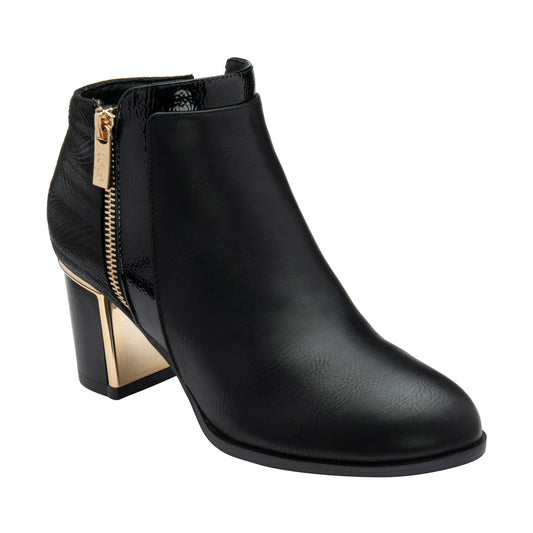 Lotus Boot Danielle Classic Smart Heeled Ankle Boot ULB402 BLACK
