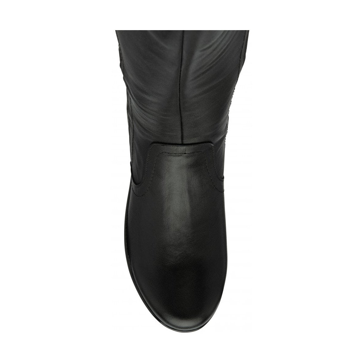 Lotus Boot Fitzgerald BLACK Soft Leather Wedge Long Boot ULB345