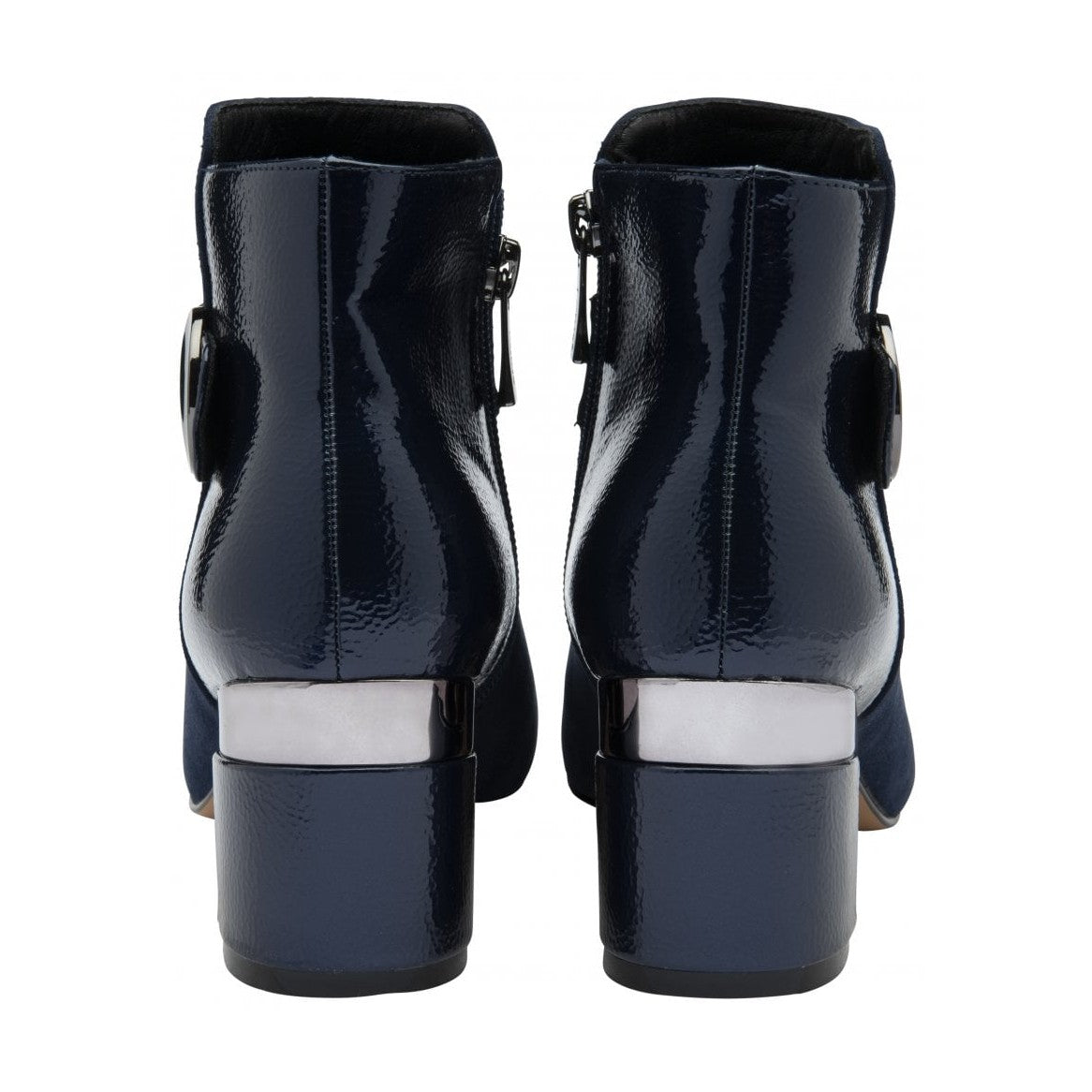 Lotus Boot Kirsty Classic Smart Heeled Ankle Boots ULB419 Navy