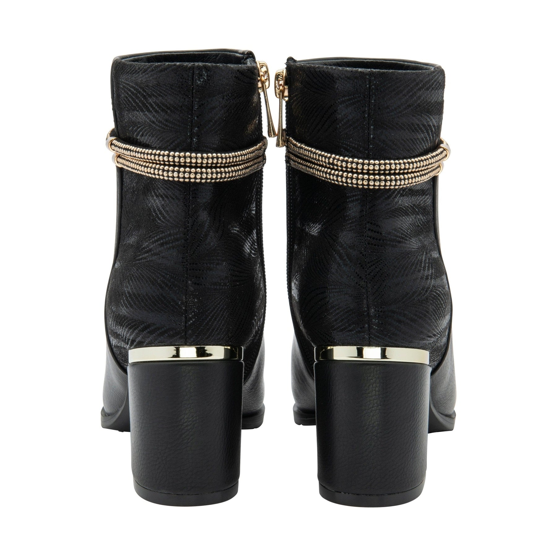 Lotus Boot Nerinda Classic Smart Heeled Ankle Boot BLACK PAT ULB415