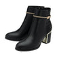 Lotus Boot Nerinda Classic Smart Heeled Ankle Boot BLACK PAT ULB415