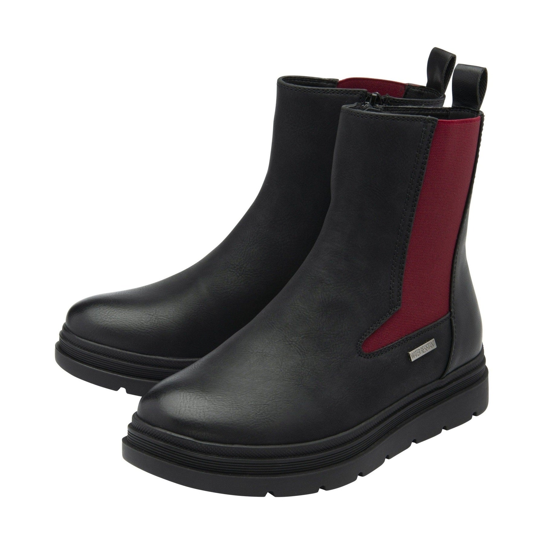 Lotus Boot ULB388 Monty Waterproof Chelsea Style Ankle Boot BLACK ULB388