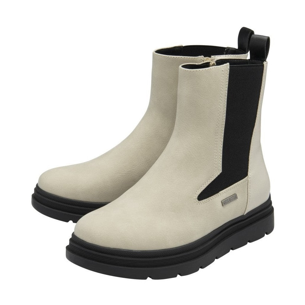 Lotus Boot ULB388 Monty Waterproof Chelsea Style Ankle Boot WHITE
