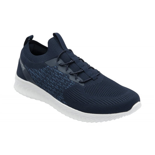 Lotus Cadiz Navy Lightweight Slip On Casual Shoe Trainer