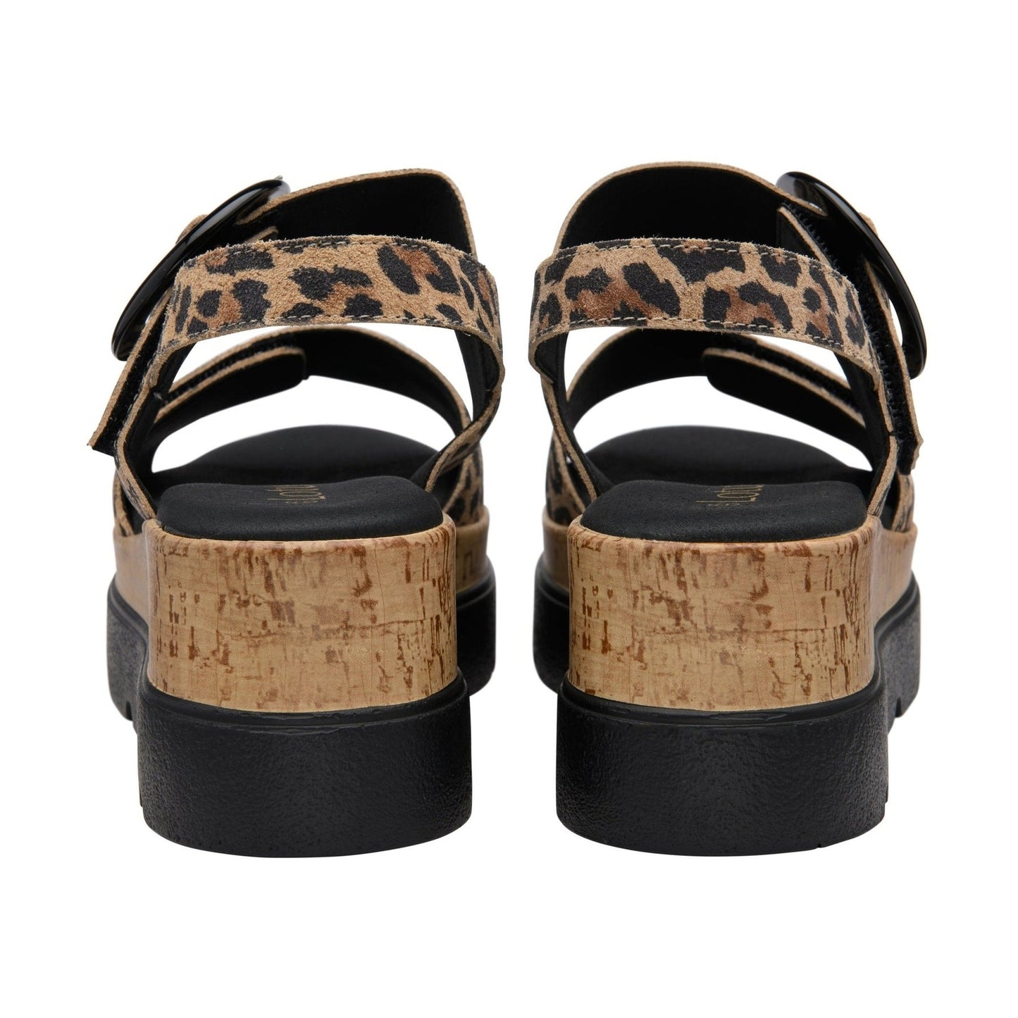 Lotus Cammie LEOPARD Touch Fastening Wedge Sandal ULP268