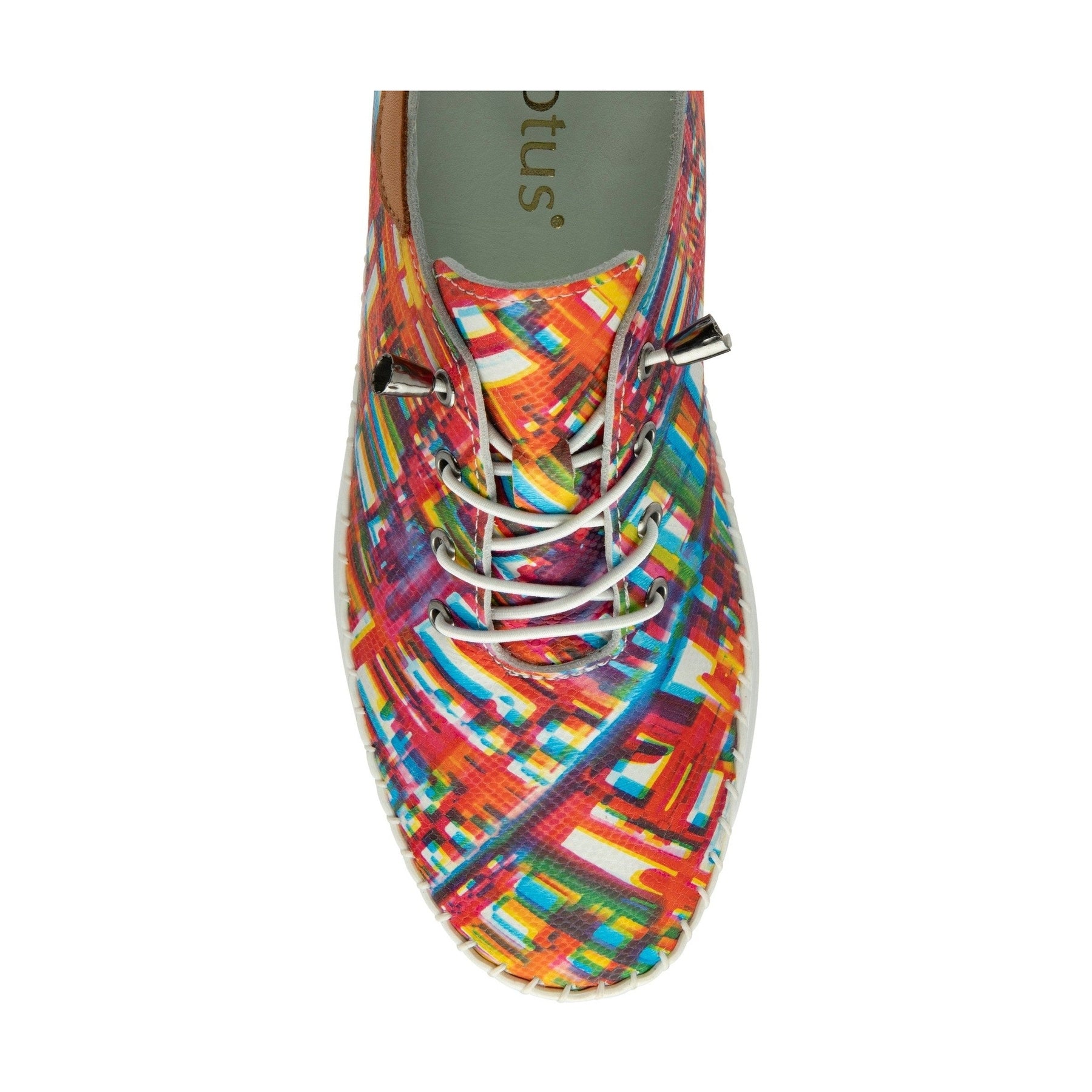 Lotus Casual leather Shoe ULS484 Tassia in TROPICAL Print