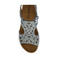 Lotus Cisano BLUE Slip On Gladiator Leather Insole Sandal ULP409