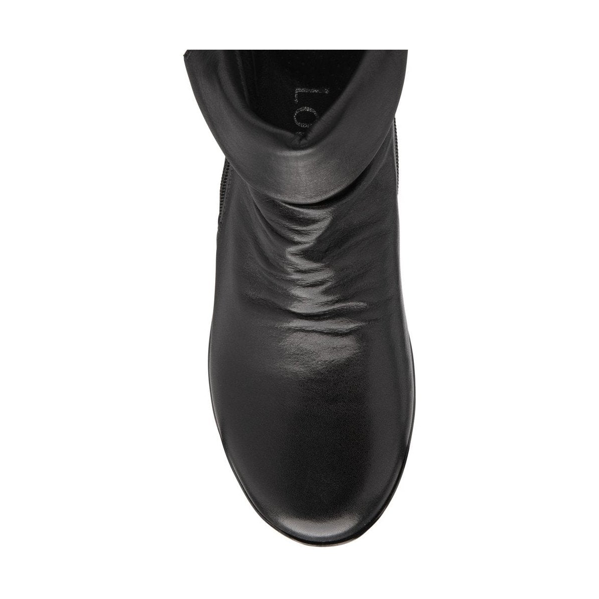 Lotus Cordelia BLACK Soft Leather Wedge Ankle Boot CORDELIA