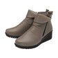 Lotus Cordelia CLAY Soft Leather Wedge Zip Ankle Boot