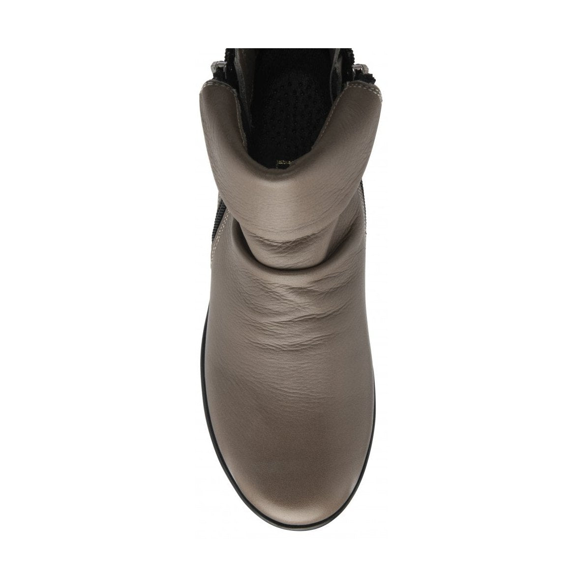 Lotus Cordelia CLAY Soft Leather Wedge Zip Ankle Boot