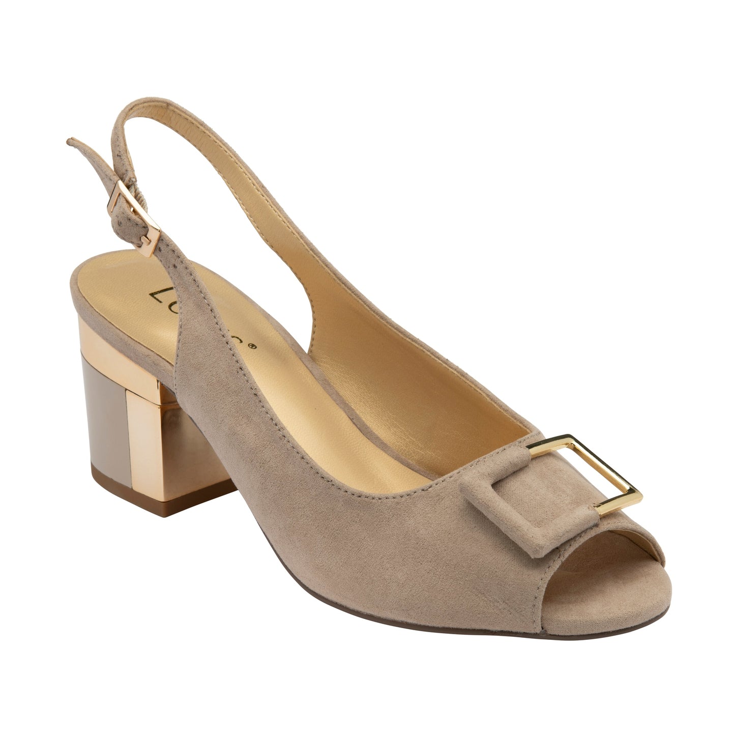 Lotus Elena TAUPE Slingback Occasion Shoe ULS625