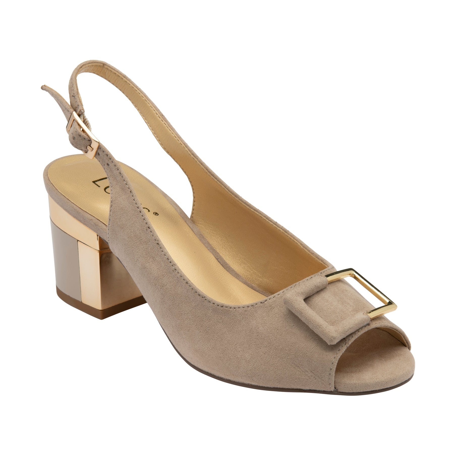 Lotus Elena TAUPE Slingback Occasion Shoe ULS625