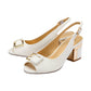 Lotus Elena WHITE Slingback Occasion Shoe ULS625