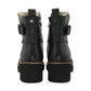 Lotus Emberlynn BLACK Soft Leather Wedge Ankle Boot