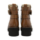 Lotus Emberlynn TAN Soft Leather Wedge Ankle Boot