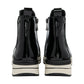 Lotus Ivana Black Wedge Trainer Style Chelsea Boot with Zip