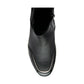 Lotus Ivana Black Wedge Trainer Style Chelsea Boot with Zip