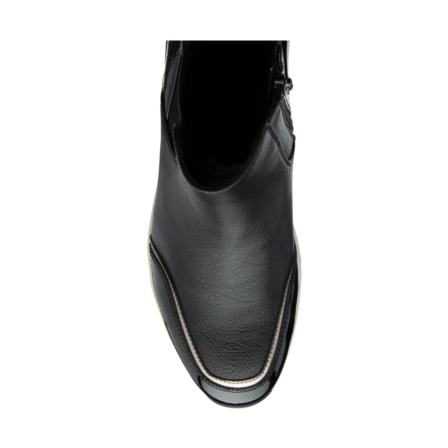 Lotus Ivana Black Wedge Trainer Style Chelsea Boot with Zip